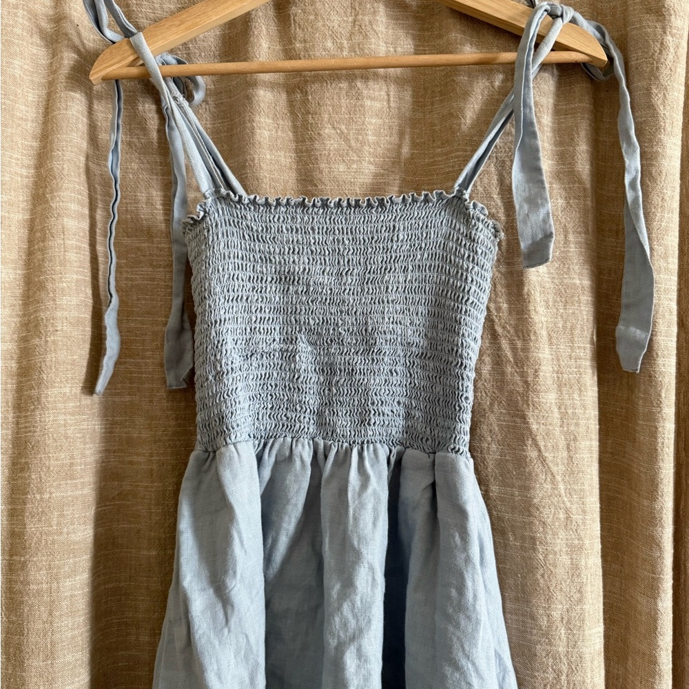Reformation Canyon Dress in Mineral size 4